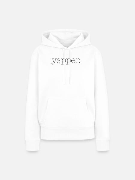 Kläffen - Frauen Premium Bio Hoodie - Weiß