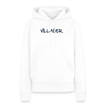 VILLAGER - Frauen Premium Bio Hoodie - Weiß - Vorne - Julia (174cm)