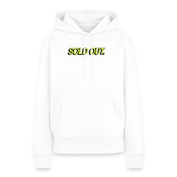 Sold Out - Frauen Premium Bio Hoodie - Weiß - Vorne - Julia (174cm)