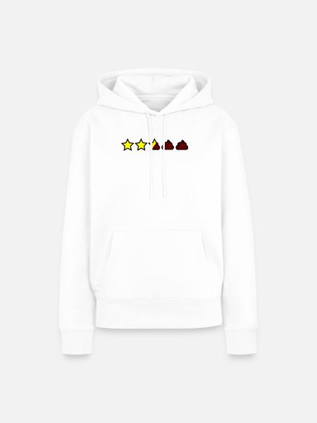 Bewertung gemischt - Frauen Premium Bio Hoodie - Weiß