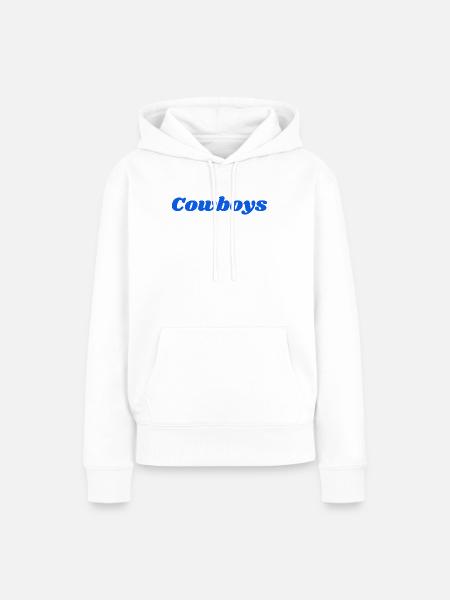 cowboys - Frauen Premium Bio Hoodie - Weiß