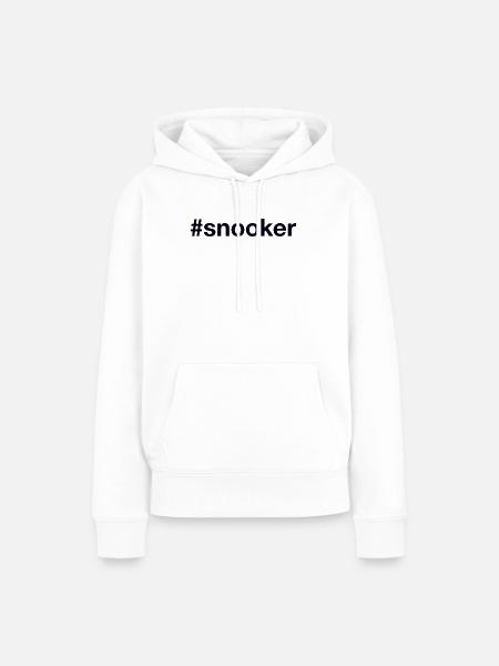 Snooker Billard - Frauen Premium Bio Hoodie - Weiß