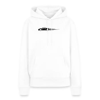 Auto Gas Sportwagen - Frauen Premium Bio Hoodie - Weiß - Vorne - Julia (174cm)