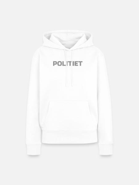 Polizei - Frauen Premium Bio Hoodie - Weiß