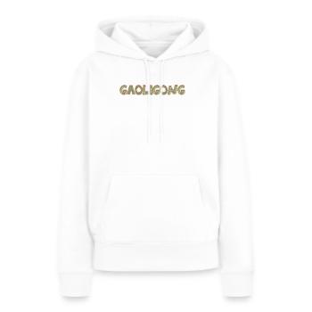 Trekking Gaoligong - Frauen Premium Bio Hoodie - Weiß - Vorne - Julia (174cm)