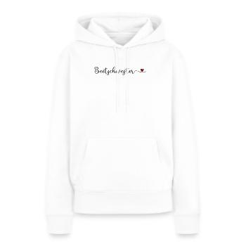 Beetschwester - lustiges Garten Design für Gärtner - Frauen Premium Bio Hoodie - Weiß - Vorne - Julia (174cm)