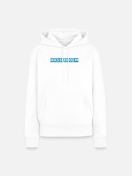 Hässleholmer Neonblöcke - Frauen Premium Bio Hoodie - Weiß