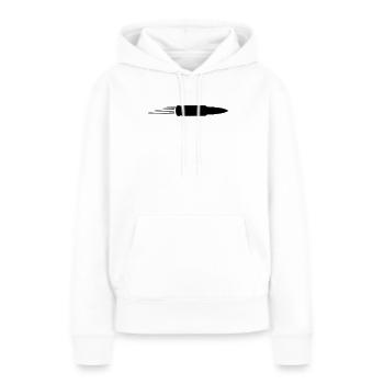 Balle - Sweat à capuche Premium bio Femme - blanc - Devant - Julia (174cm)
