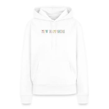 New Hampshire - Frauen Premium Bio Hoodie - Weiß - Vorne - Julia (174cm)