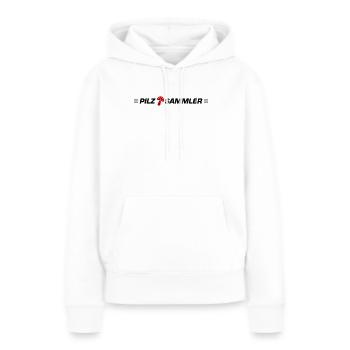 Pilz Sammler - Frauen Premium Bio Hoodie - Weiß - Vorne - Julia (174cm)