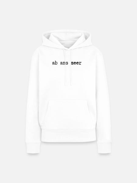 ab ans meer - Frauen Premium Bio Hoodie - Weiß