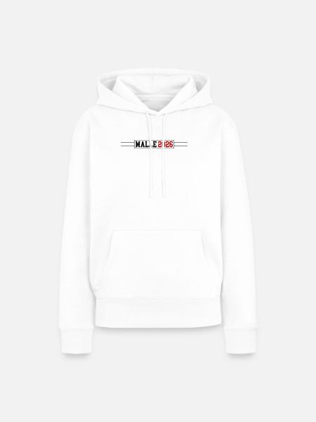 Malle 2026 - Frauen Premium Bio Hoodie - Weiß