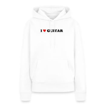 Exiger une conception pour les métadonnées - Sweat à capuche Premium bio Femme - blanc - Devant - Julia (174cm)