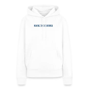 Tchéquie, République tchèque - Sweat à capuche Premium bio Femme - blanc - Devant - Julia (174cm)