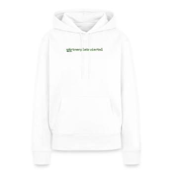 Gärtnerplatzviertel München Stadtteil - Frauen Premium Bio Hoodie - Weiß - Vorne - Julia (174cm)