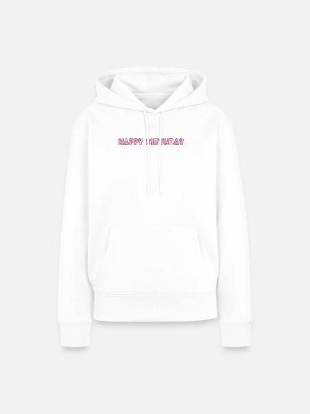 Happy Birthday - Frauen Premium Bio Hoodie - Weiß