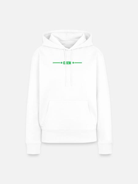 Crew - Frauen Premium Bio Hoodie - Weiß