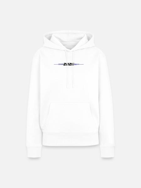 2026 - Frauen Premium Bio Hoodie - Weiß