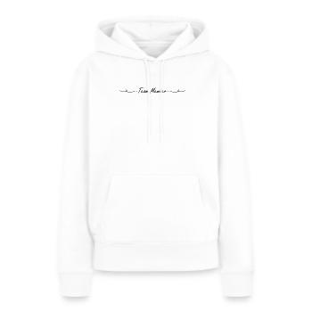 Team Mitglied - Frauen Premium Bio Hoodie - Weiß - Vorne - Julia (174cm)