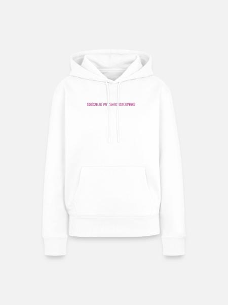 Rescue ist meine Lieblingsrasse - Frauen Premium Bio Hoodie - Weiß