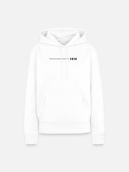 2026 Linie - Frauen Premium Bio Hoodie - Weiß