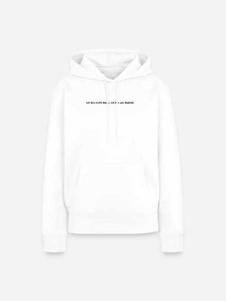 Ich bin nicht klein_Design - Frauen Premium Bio Hoodie - Weiß