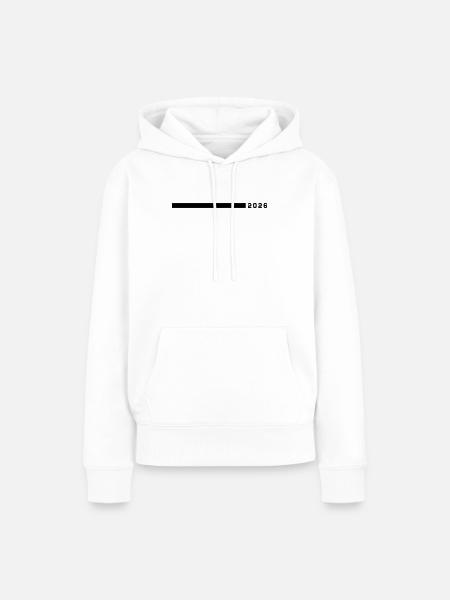 2026 Linie - Frauen Premium Bio Hoodie - Weiß