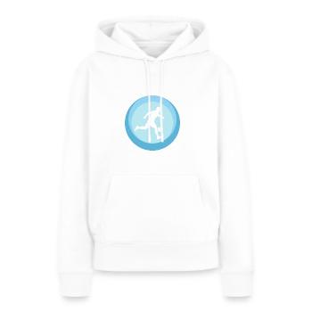 Beachball, Beach Soccer, Beach Soccer - Women’s Premium Organic Hoodie - white - Front - Julia (174cm)