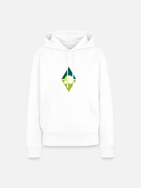Beerpong Bier Party - Frauen Premium Bio Hoodie - Weiß