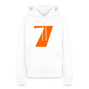7. ALLES GUTE ZUM GEBURTSTAG. ALLES GUTE ZUM GEBURTSTAG! - Frauen Premium Bio Hoodie - Weiß - Vorne - Julia (174cm)