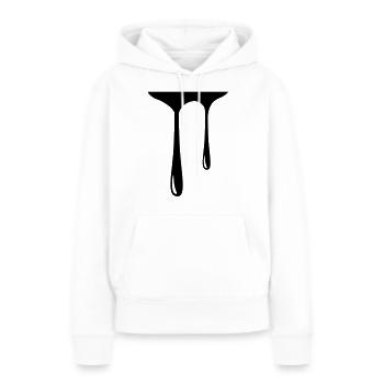 drips_2 - Women’s Premium Organic Hoodie - white - Front - Julia (174cm)