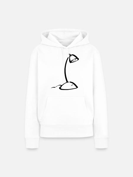 table lamp - Frauen Premium Bio Hoodie - Weiß