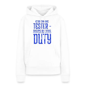 browser beards baking competition - Frauen Premium Bio Hoodie - Weiß - Vorne - Julia (174cm)