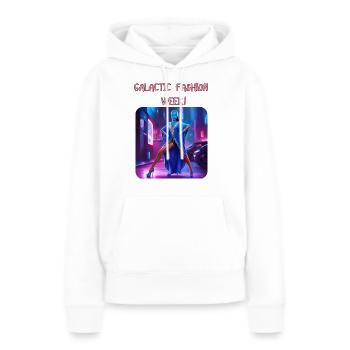 Galactic Diva - Cosmic Fashion Week - Women’s Premium Organic Hoodie - white - Front - Julia (174cm)