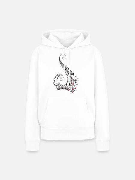 Tatoo Art 5 - Frauen Premium Bio Hoodie - Weiß
