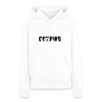 Caravane - Sweat à capuche Premium bio Femme - blanc - Devant - Julia (174cm)