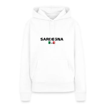 Sardegna Italia Flagge Geschenk Sardinien - Frauen Premium Bio Hoodie - Weiß - Vorne - Julia (174cm)