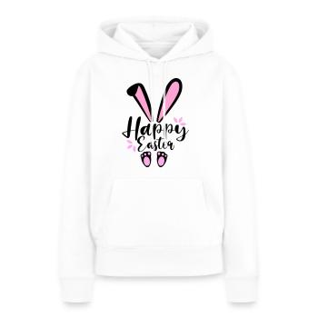 Happy Easter Bunny - Frauen Premium Bio Hoodie - Weiß - Vorne - Julia (174cm)