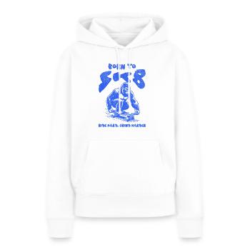 Schlittschuh - Frauen Premium Bio Hoodie - Weiß - Vorne - Julia (174cm)