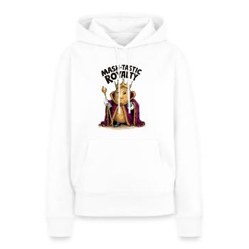 Mash-tastic Potato King - Frauen Premium Bio Hoodie - Weiß - Vorne - Julia (174cm)