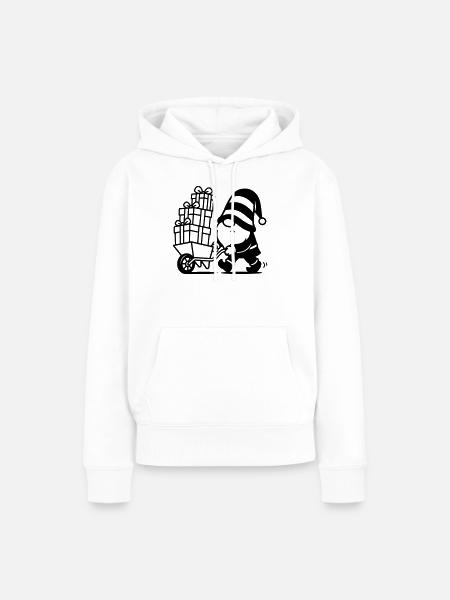 wicht schubkarre - Frauen Premium Bio Hoodie - Weiß