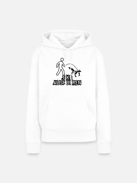 informatik geschenk lustig - Frauen Premium Bio Hoodie - Weiß