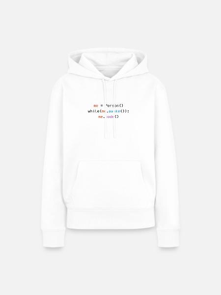 Informatiker - Frauen Premium Bio Hoodie - Weiß