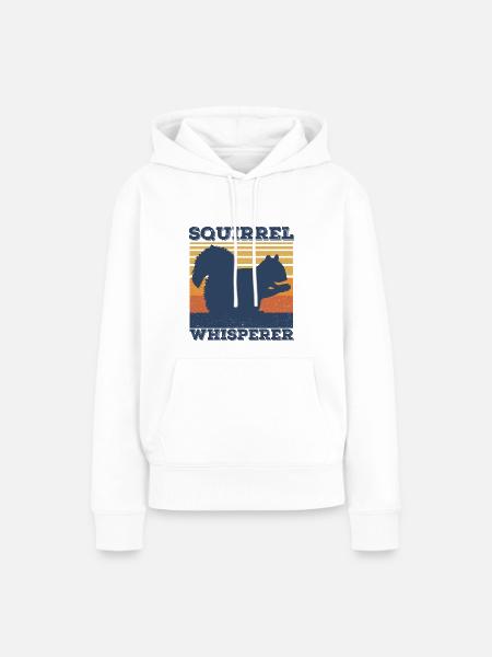 Eichhörnchen - Frauen Premium Bio Hoodie - Weiß