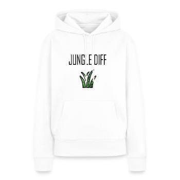 Jungle Diff - Women’s Premium Organic Hoodie - white - Front - Julia (174cm)