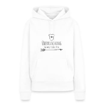 Überraschung Großeltern - Frauen Premium Bio Hoodie - Weiß - Vorne - Julia (174cm)