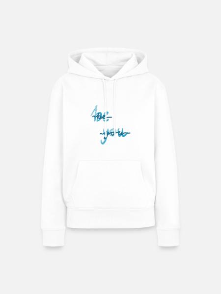 Einzigartig - Frauen Premium Bio Hoodie - Weiß