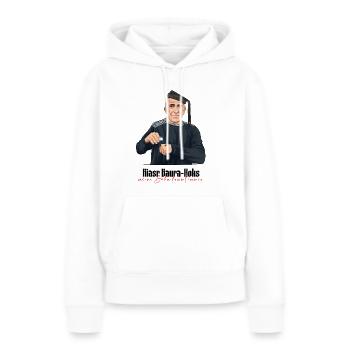 Rieser Grantler // Illustration - Frauen Premium Bio Hoodie - Weiß - Vorne - Julia (174cm)