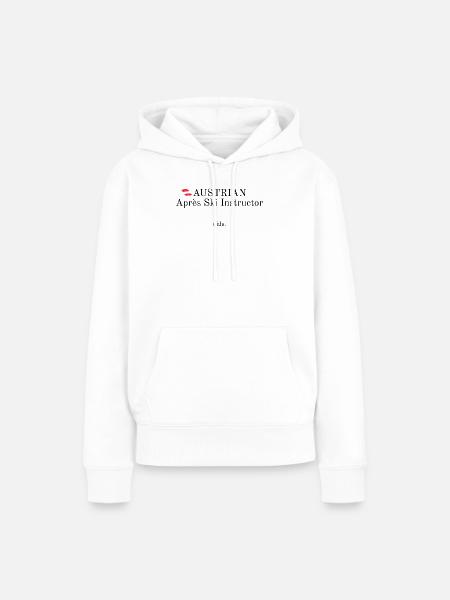 Austrian Apres Ski Instructor - Frauen Premium Bio Hoodie - Weiß