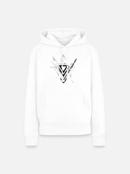 Weg finden Sie Ihren Weg - Frauen Premium Bio Hoodie - Weiß